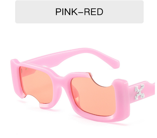 Load image into Gallery viewer, Off Notch Hole Design Sun Glasses