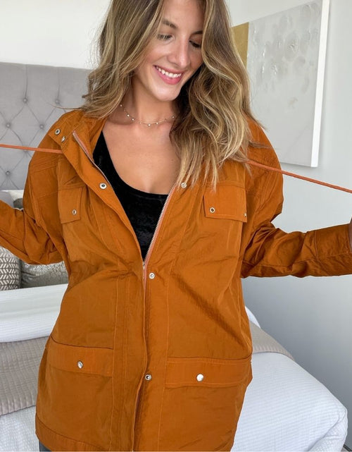 Load image into Gallery viewer, Orange Lightweight Jacket