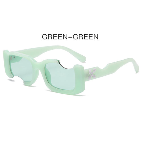 Load image into Gallery viewer, Off Notch Hole Design Sun Glasses