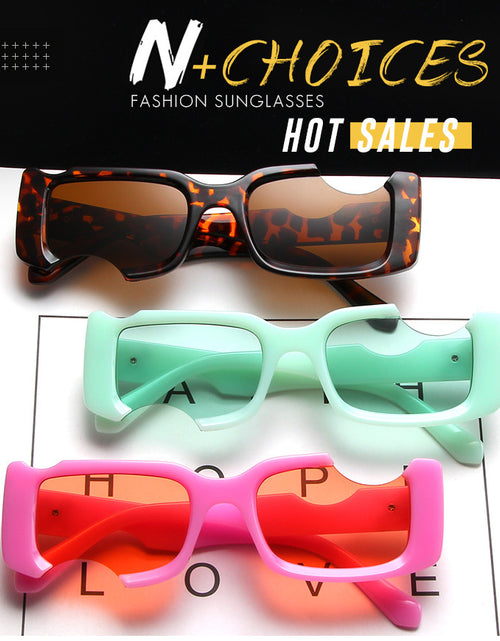 Load image into Gallery viewer, Off Notch Hole Design Sun Glasses