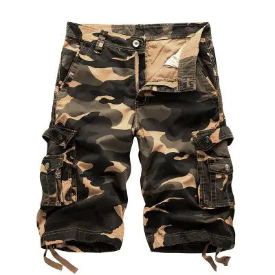 Load image into Gallery viewer, Cargo Shorts Men Military
