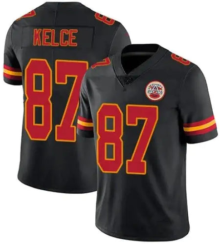 Men's Kansas City Chiefs Travis Kelce Black Jersey