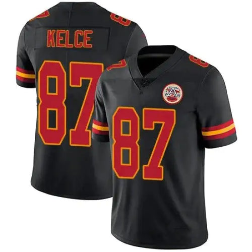 Load image into Gallery viewer, Men&#39;s Kansas City Chiefs Travis Kelce Black Jersey
