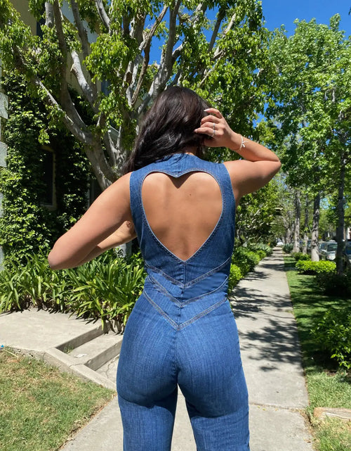 Load image into Gallery viewer, Backless Heart Jumpsuit
