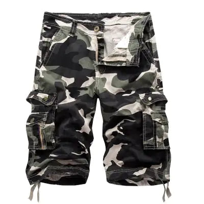 Load image into Gallery viewer, Cargo Shorts Men Military
