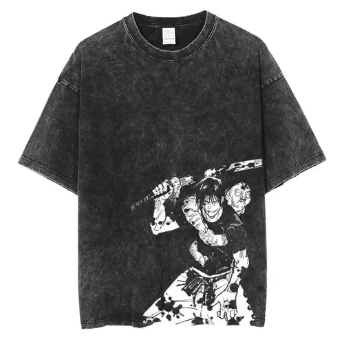 Load image into Gallery viewer, Hip Hop Streetwear Summer Short Sleeve Vintage T-Shirt
