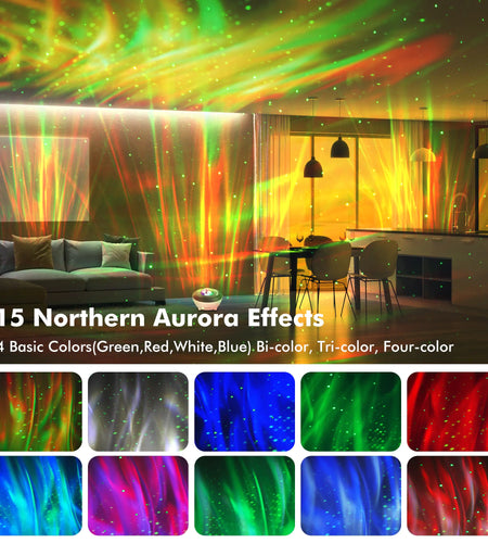 Aurora Galaxy Projector with Bluetooth