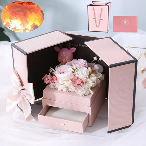 Load image into Gallery viewer, Eternal Rose Flower Gift Box
