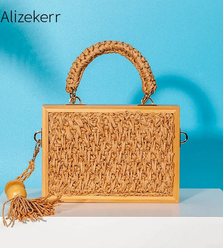 Retro Woven Straw Bags