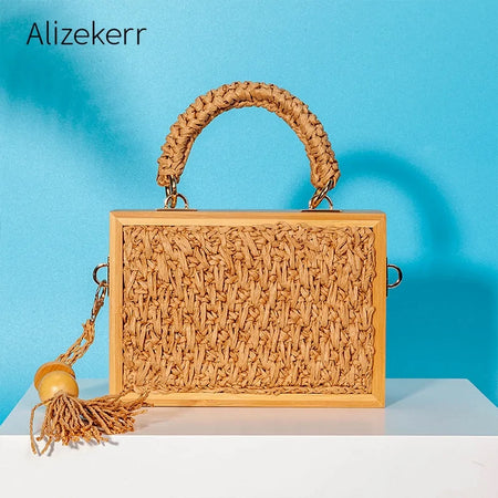Retro Woven Straw Bags
