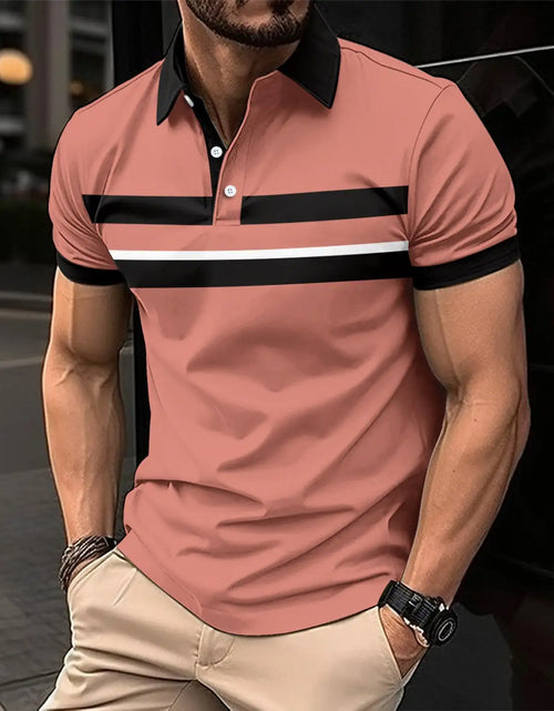 Load image into Gallery viewer, Men&#39;s Casual Collar Polo
