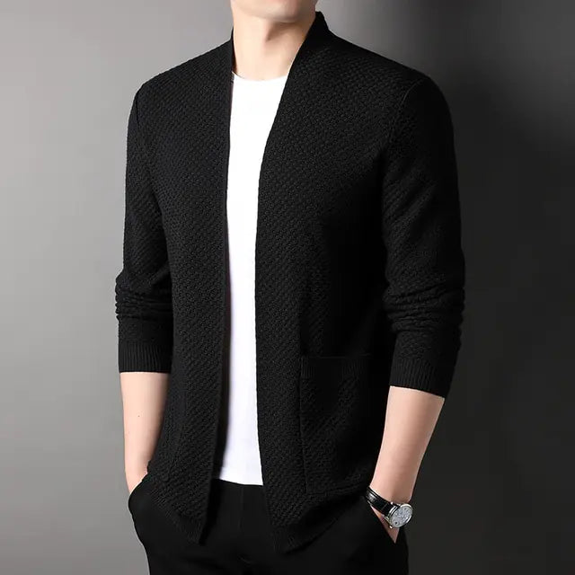 Open Cardigan For Men