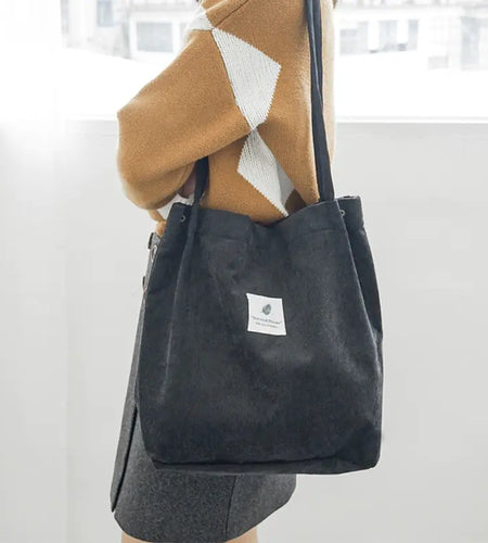 Women Corduroy Canvas Shoulder Bags