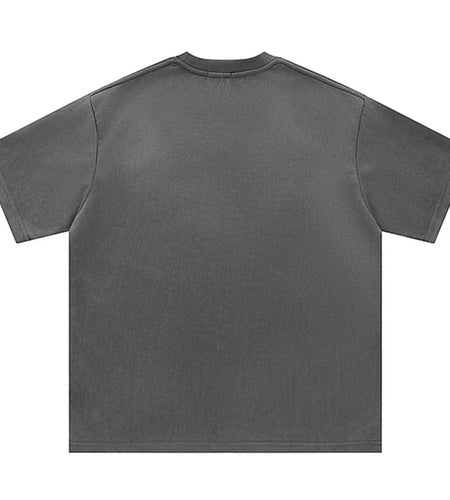 Men Suede Tshirt Reflective Striped