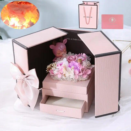 Load image into Gallery viewer, Eternal Rose Flower Gift Box
