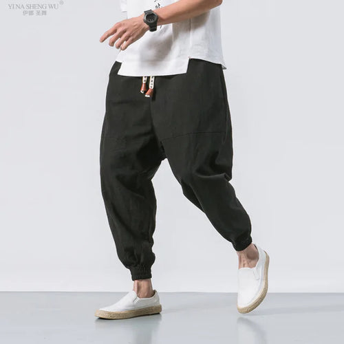 Load image into Gallery viewer, Men Kimono Haori Trousers
