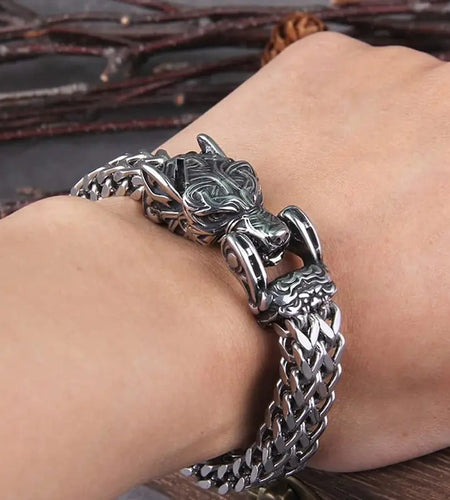 Wolf's Head Bracelet