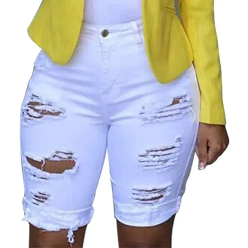Load image into Gallery viewer, Bermuda Ripped Shorts
