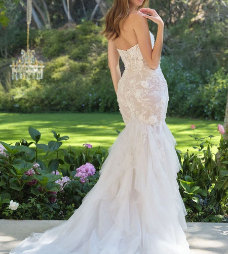 Strapless Mermaid Bridal Gown