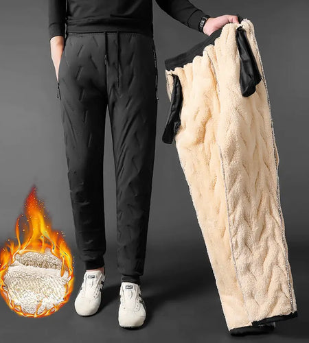 Winter Men Lambswool Sweatpants