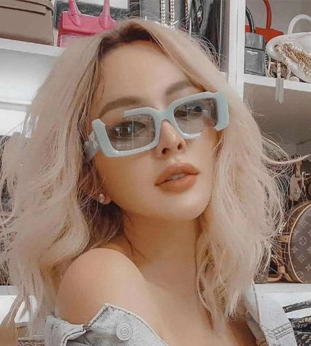Off Notch Hole Design Sun Glasses