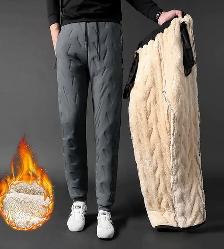 Winter Men Lambswool Sweatpants
