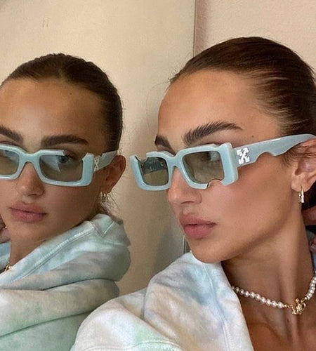 Off Notch Hole Design Sun Glasses