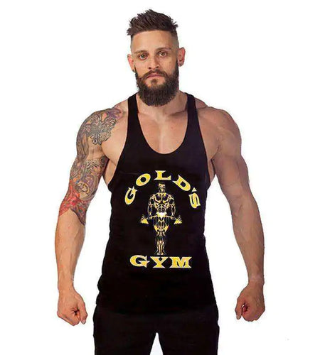 Golds Aesthetic Gym Tank Top Men